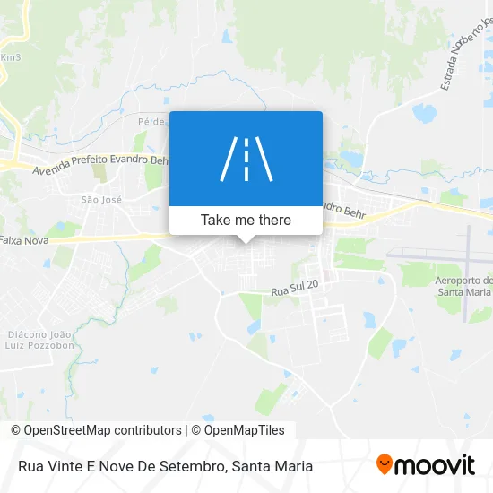 Rua Vinte E Nove De Setembro map