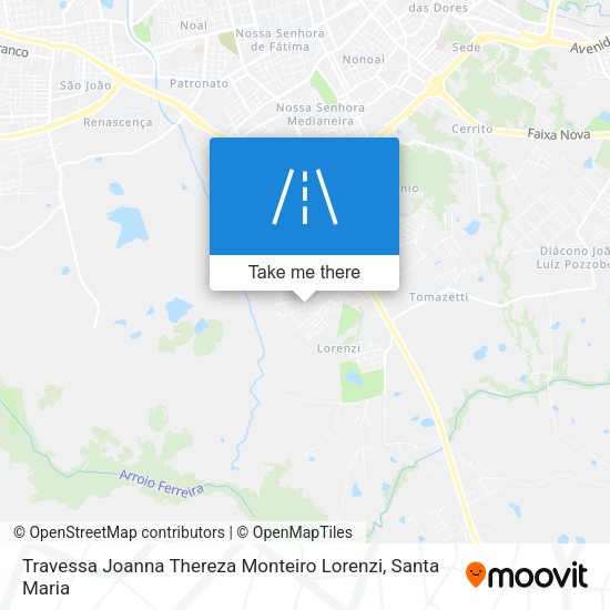 Travessa Joanna Thereza Monteiro Lorenzi map