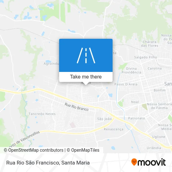 Rua Rio São Francisco map