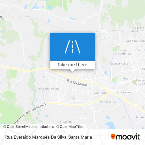 Mapa Rua Everaldo Marquês Da Silva