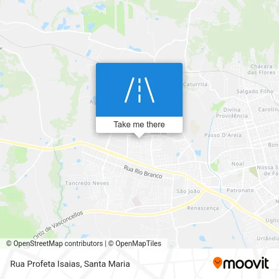 Rua Profeta Isaias map