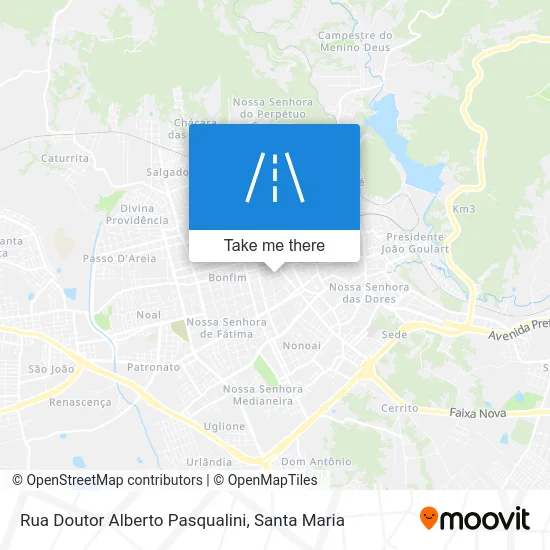 Rua Doutor Alberto Pasqualini map