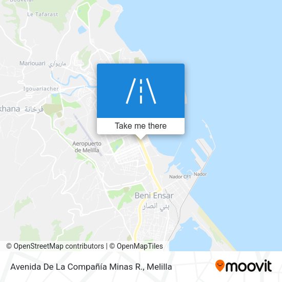 Avenida De La Compañía Minas R. map