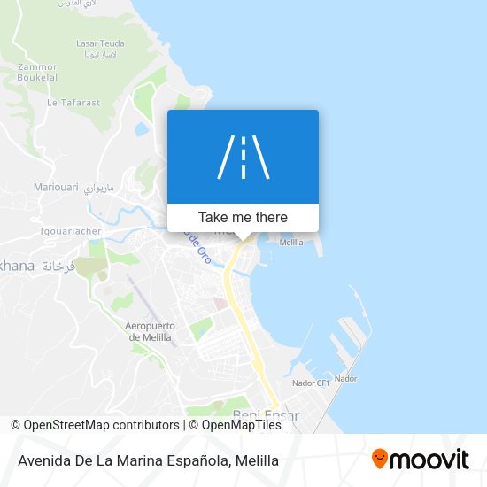 Avenida De La Marina Española map