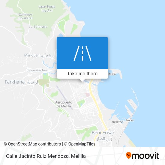 Calle Jacinto Ruiz Mendoza map