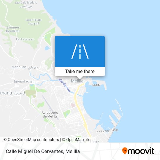 Calle Miguel De Cervantes map