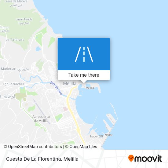 Cuesta De La Florentina map