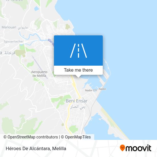 Héroes De Alcántara map