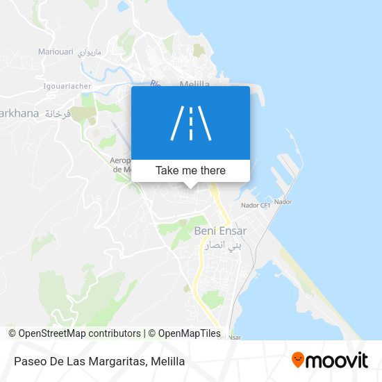 Paseo De Las Margaritas map