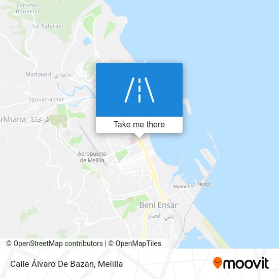 Calle Álvaro De Bazán map