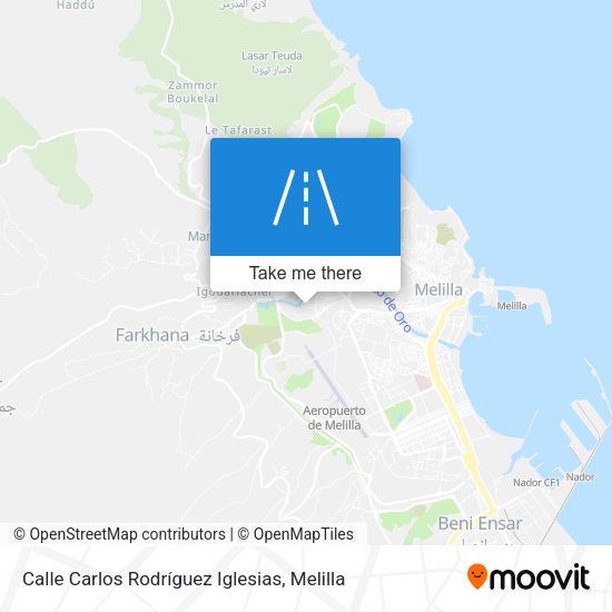 Calle Carlos Rodríguez Iglesias map