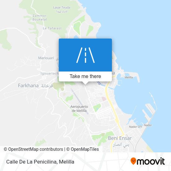 Calle De La Penicilina map