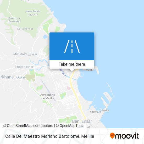 Calle Del Maestro Mariano Bartolomé map