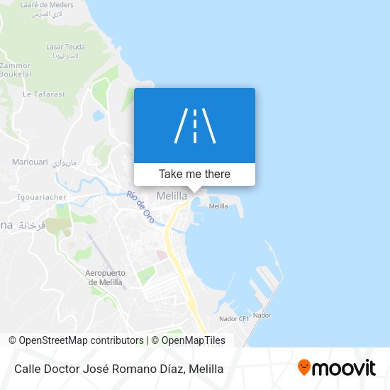 Calle Doctor José Romano Díaz map