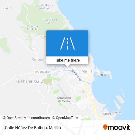 Calle Núñez De Balboa map