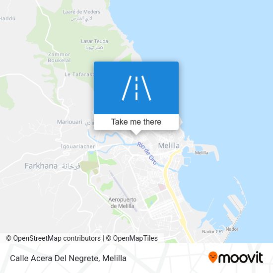 Calle Acera Del Negrete map