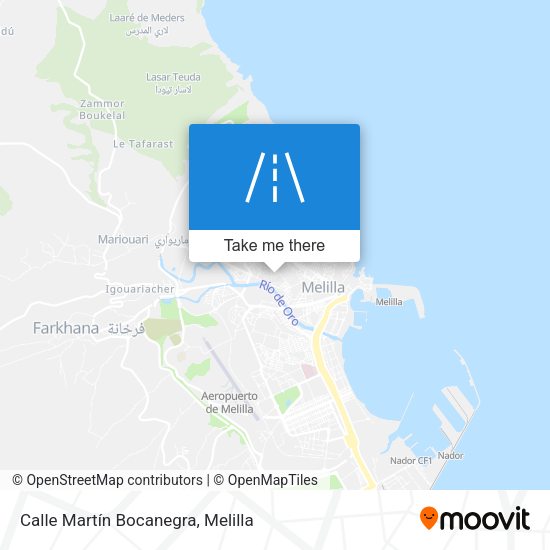Calle Martín Bocanegra map