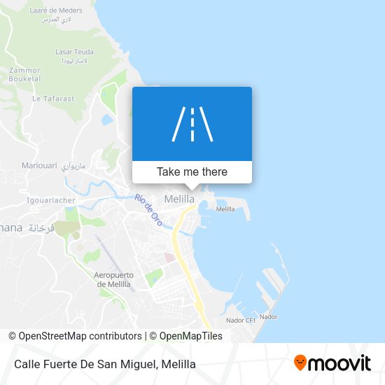 Calle Fuerte De San Miguel map