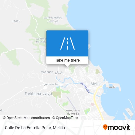 Calle De La Estrella Polar map