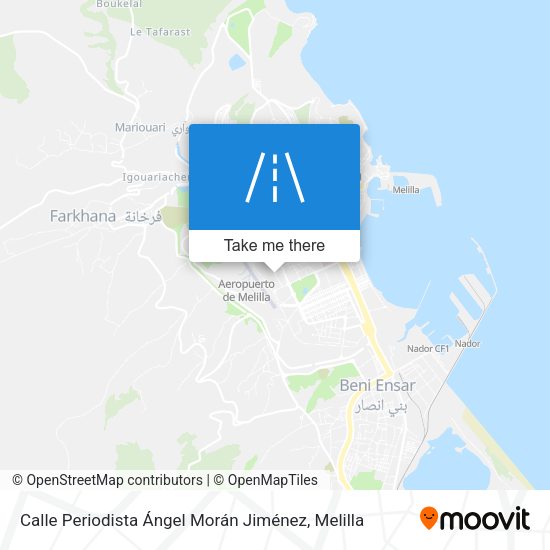 Calle Periodista Ángel Morán Jiménez map