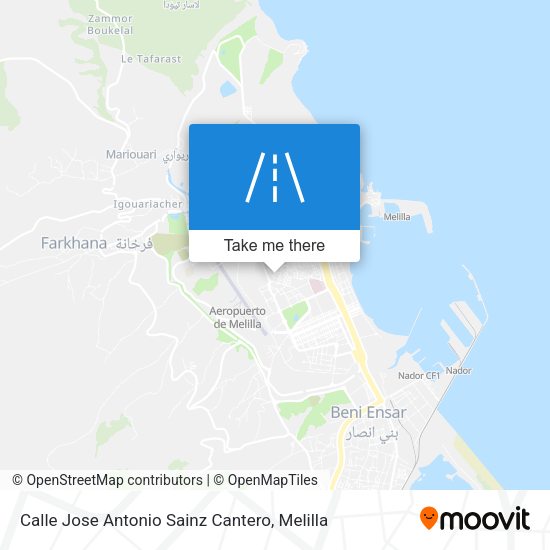 Calle Jose Antonio Sainz Cantero map