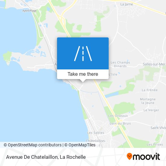 Mapa Avenue De Chatelaillon