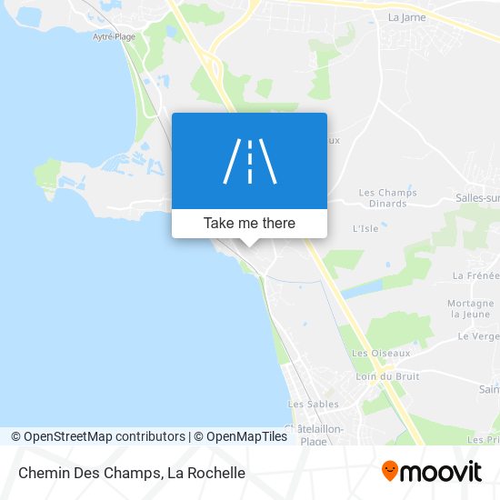 Chemin Des Champs map