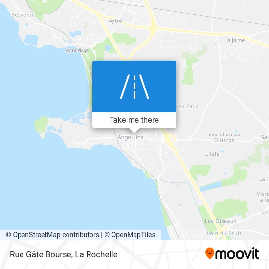 Rue Gâte Bourse map