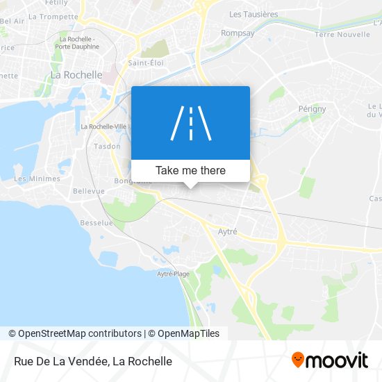 Mapa Rue De La Vendée