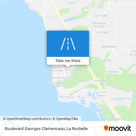 Mapa Boulevard Georges Clemenceau