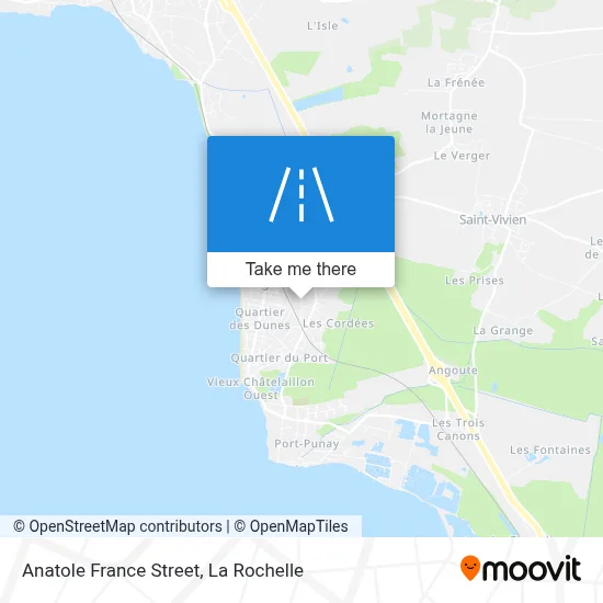 Rue Anatole France map