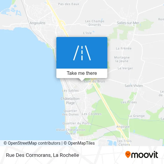 Rue Des Cormorans map