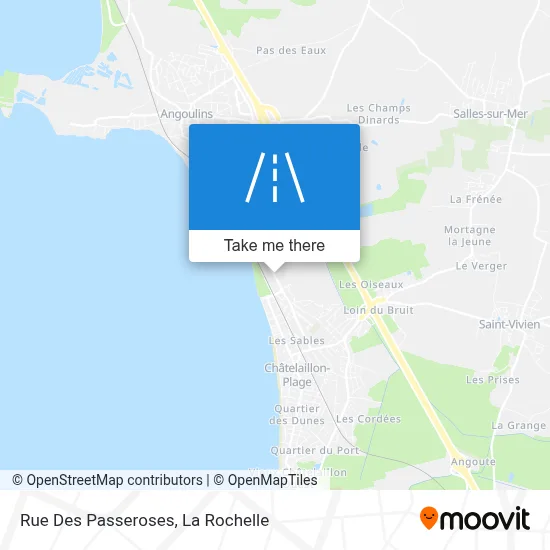 Rue Des Passeroses map