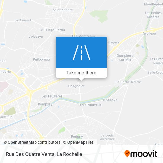 Mapa Rue Des Quatre Vents