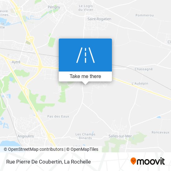 Mapa Rue Pierre De Coubertin