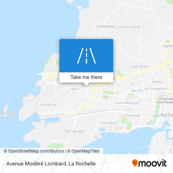 Avenue Modéré Lombard map