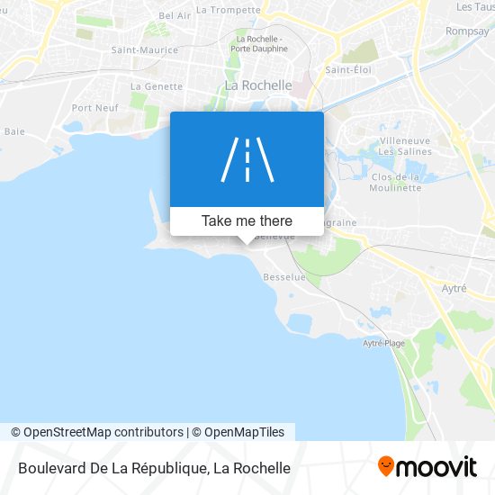 Mapa Boulevard De La République