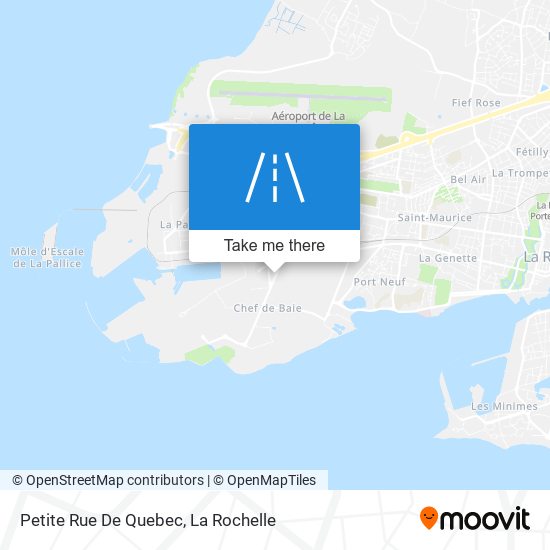 Mapa Petite Rue De Quebec