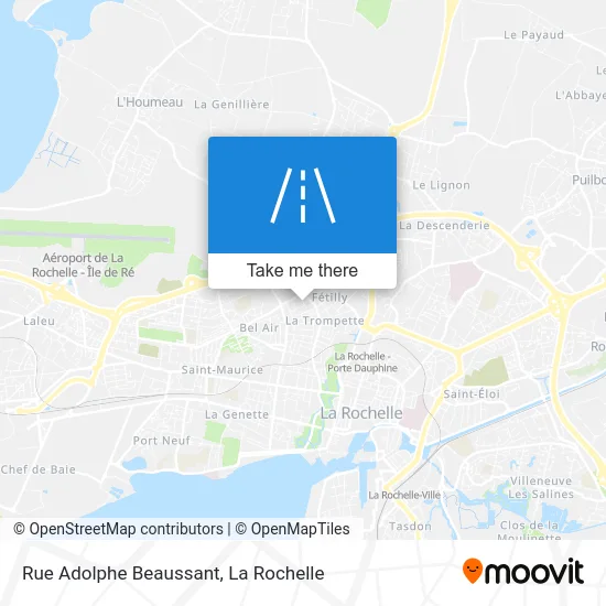 Rue Adolphe Beaussant map
