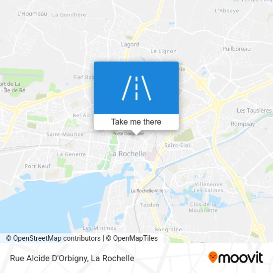 Rue Alcide D'Orbigny map