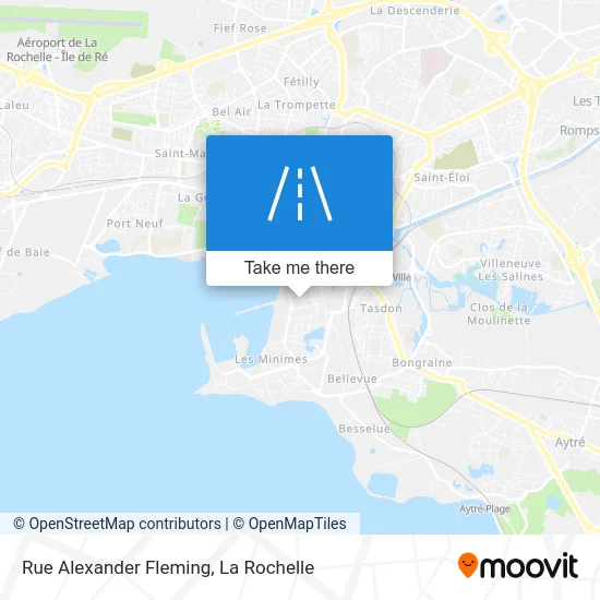 Rue Alexander Fleming map