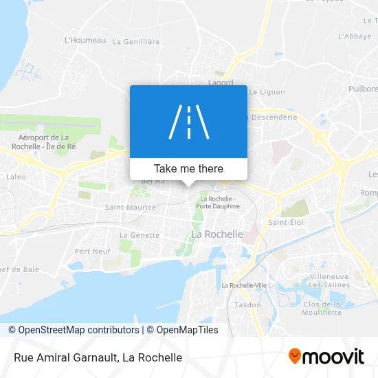 Rue Amiral Garnault map
