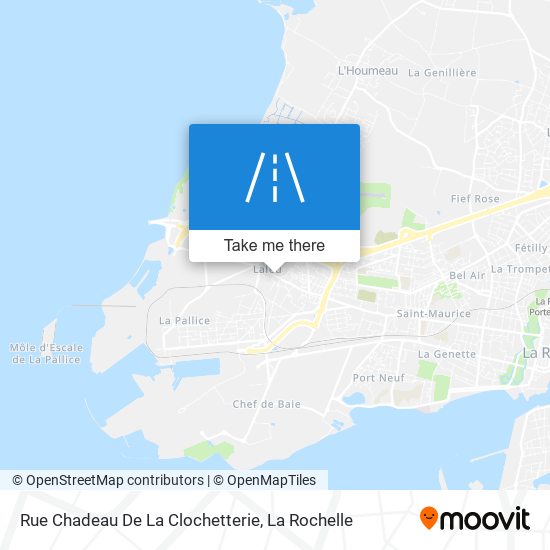 Mapa Rue Chadeau De La Clochetterie