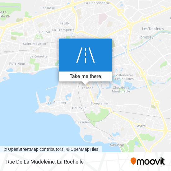 Mapa Rue De La Madeleine