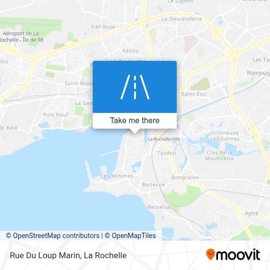 Rue Du Loup Marin map