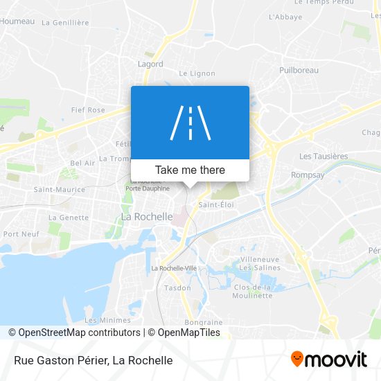 Rue Gaston Périer map