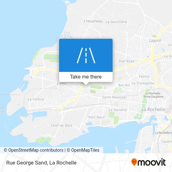 Rue George Sand map