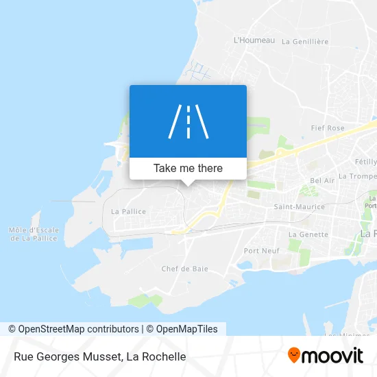 Rue Georges Musset map