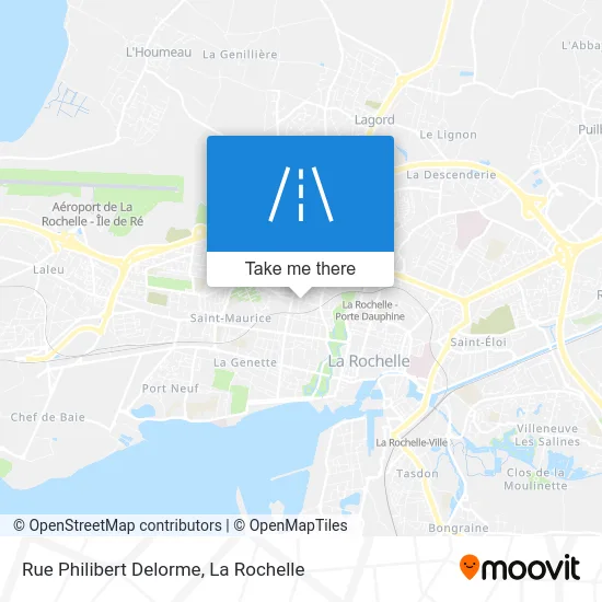 Rue Philibert Delorme map