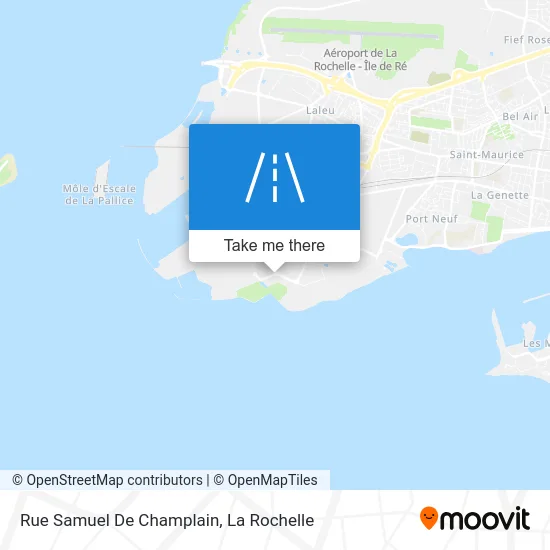 Rue Samuel De Champlain map